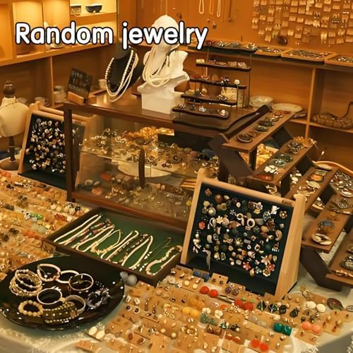 Fashion Mystery Jewelry Jar Set, 30+ elementów, mieszana niespodzianka, zestaw na biżuterię dla kobiet, zestaw prezentowy, w tym naszyjnik, kolczyki, pierścionek i bransoletka, wyjątkowy prezent