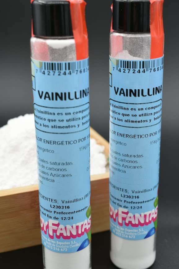 Pack Vainillina Pura - 2 unidades de Aroma de vainilla en polvo 50g