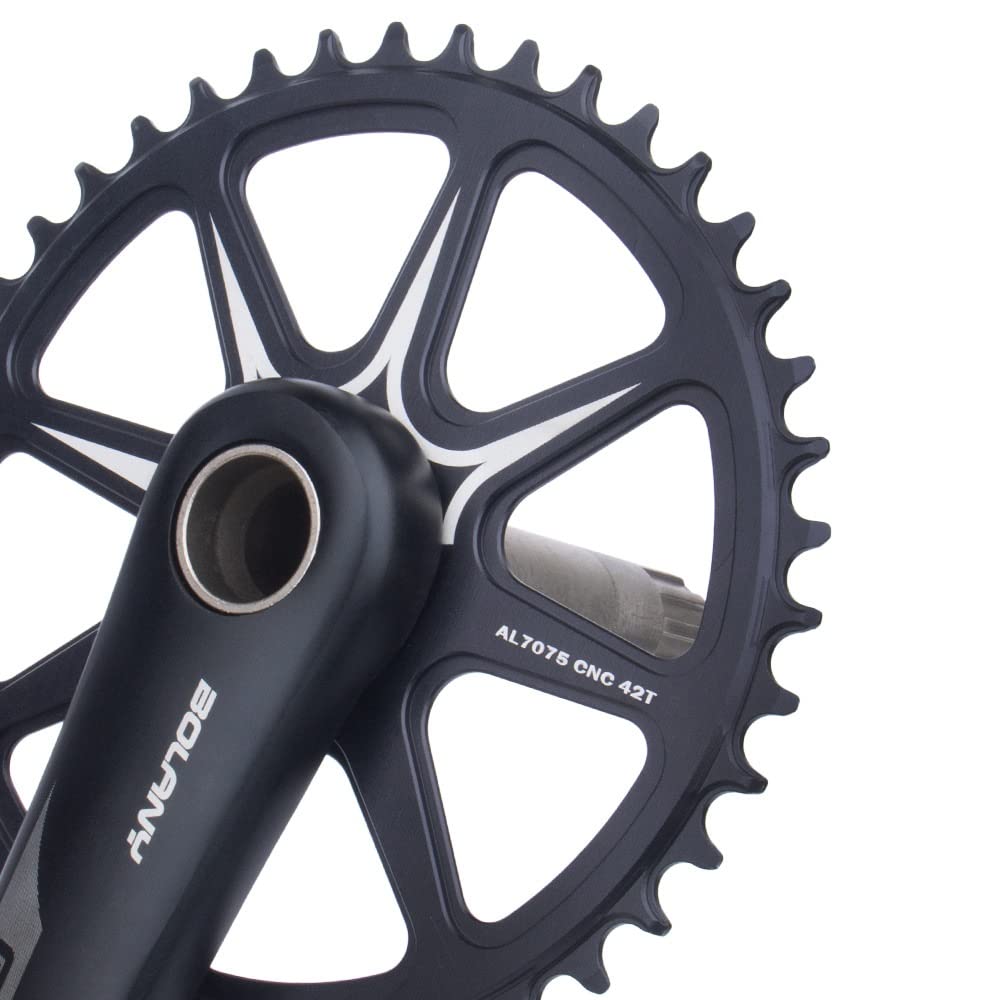 Bicicletta da Strada Guarnitura 40T Guarnitura 170mm Braccio Pedivella Compatibile con 10/11 velocità