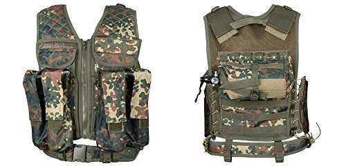 New Legion Adultos Tactical Carrier Paintball Chaleco, Camuflaje, M de XXL