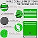 Dawmilon Tool Chest, 8-Drawer Rolling Tool Storage Cabinet with Wheels, Detachable Top Tool Box, and Locking Mechanism, Metal Barber Tool Cart with Liner and 6 Hooks for Garage, Workshop, Green