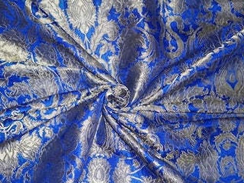 Tissu brocart de soie dorée pour confectionner une veste de costume structurée