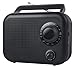 Produktbild New One R-210 Tragbares UKW/MW Radio (MP3 AUX-In-Player, Teleskopantenne, Tragegriff, Netzadapter) schwarz