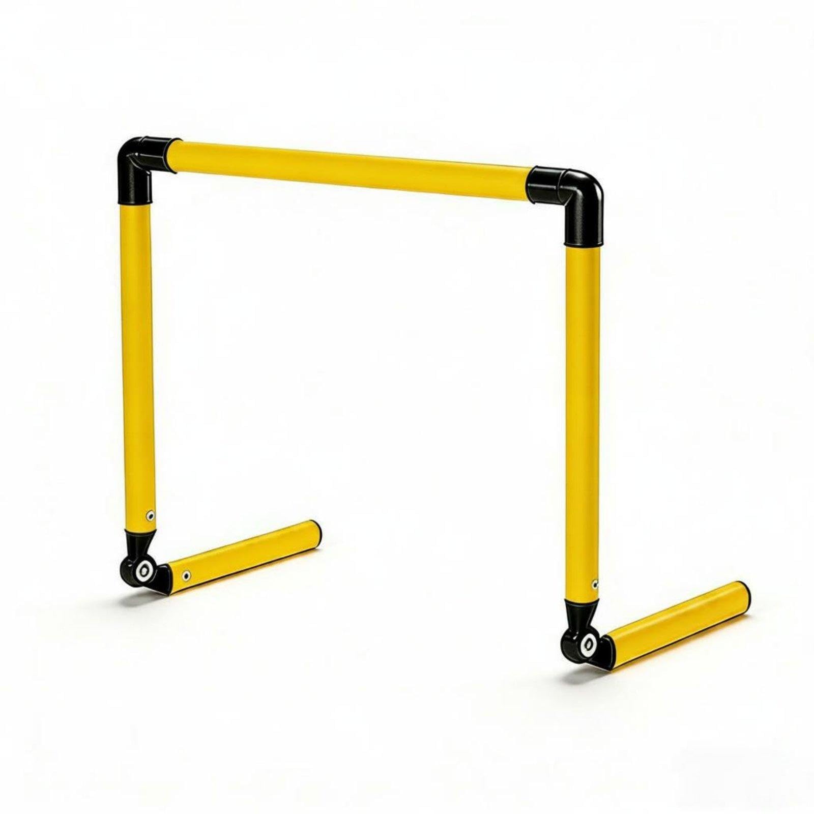 CALANDIS Adjustable Agility Hurdles Soccer Agility Hurdle Lightweight Adjustable Training Hurdle for Kids, Athletes, Field, Track, Schoolyard Yellow 15CM-image-22