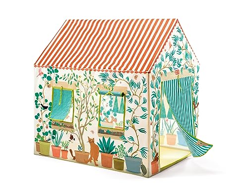 Image of DJECO - Play Tent Play House - Easy Assemble Kids Playhouse - Playing Inside Tent - Quick Assembly for Instant Fun - Engaging Play Space - Encourages Imagination & Adventure