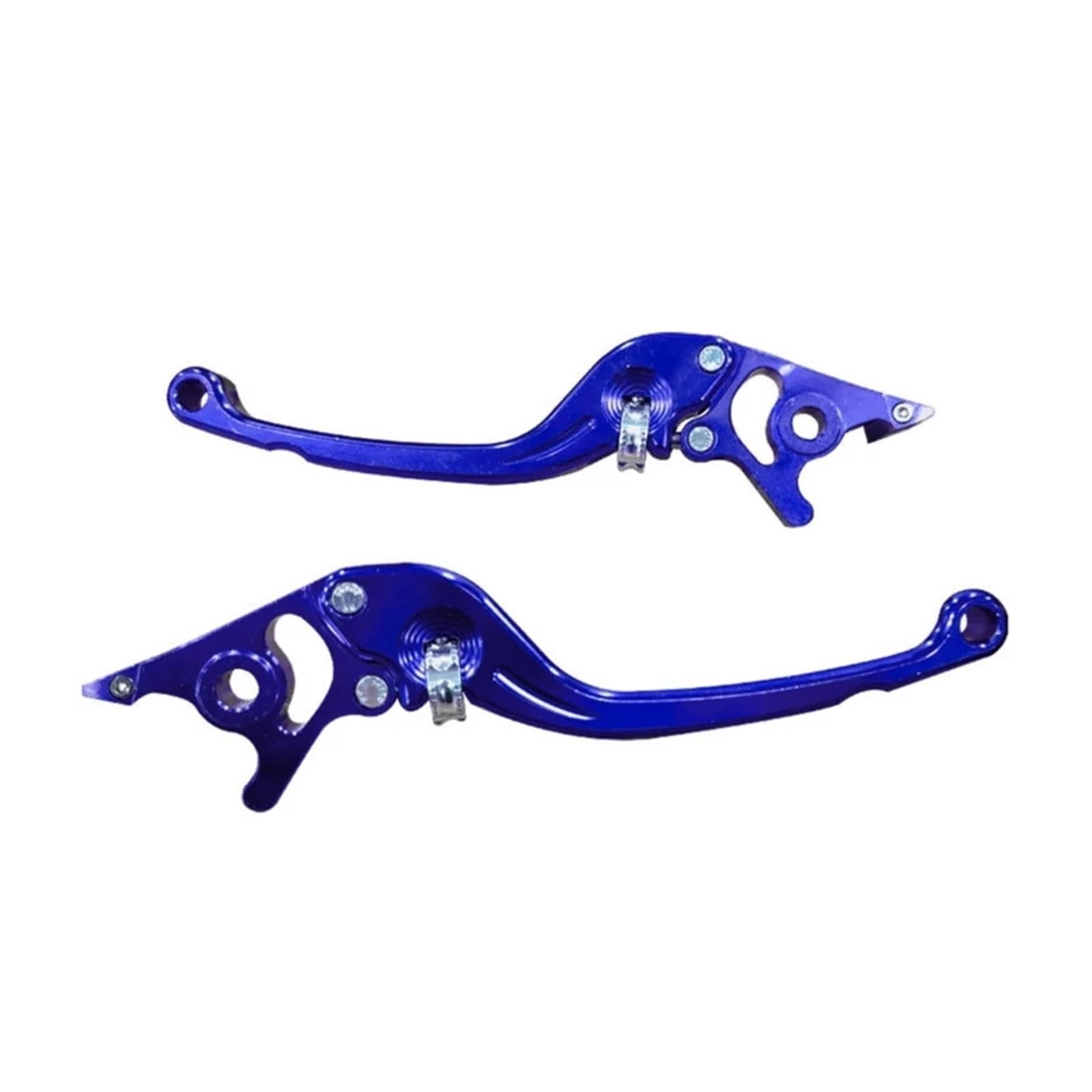 Abdktmnx Blue Motorcycle Brake Levers Accessory Clutch Drum Brake Lever Handle Clutch Lever Kit Motorcycle Brake Lever Handlebar Clutchs Brakes Levers