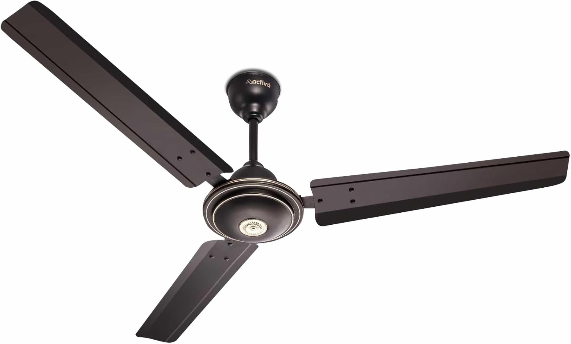 - ACTIVA Apsra 1200mm High Speed Ceiling Fan | 390 RPM High Speed Air Delivery | BEE Approved One Star Rating | Anti-Dust Coating | Ceiling Fan with 2 Years Warranty | Smoke Brown | Pack of 1