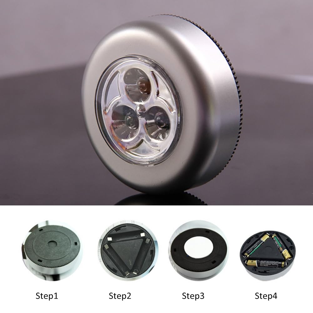 Senjianer Luce Notturna A Sensore Di Movimento - LED Ricaricabile USB, 1W, Bianco Caldo, Per Corridoio E Scale - 4