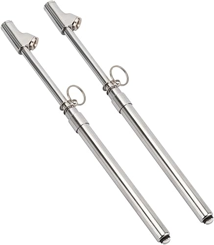 Miniatura 1 de Measureman Calibre de neumáticos de camión de doble cabezal resistente, 2 piezas, cuerpo de latón macizo, tobogán de aluminio, con gancho, rango de