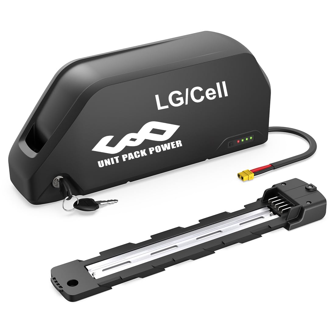 Batteria per bici elettrica 48V 25Ah da montare sul telaio - Hailong Batteria Shark agli ioni di litio per moto da 250 W 500 W 750W1000W 1500W