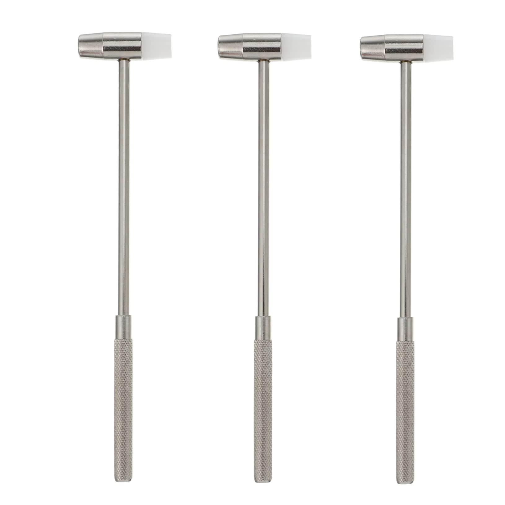 Gogogmee 3Pcs Mini Hammer Hammers for Jewelry Making DIY Projects Skid Handle Portable Crafting Tools for Watch Repair and Fine Work