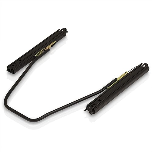 AJP Distributors Base de asiento ajustable de 17 pulgadas con doble bloqueo, kit de montaje de soportes de riel de montaje, compatible con acero, disponible en Yaxa Peru