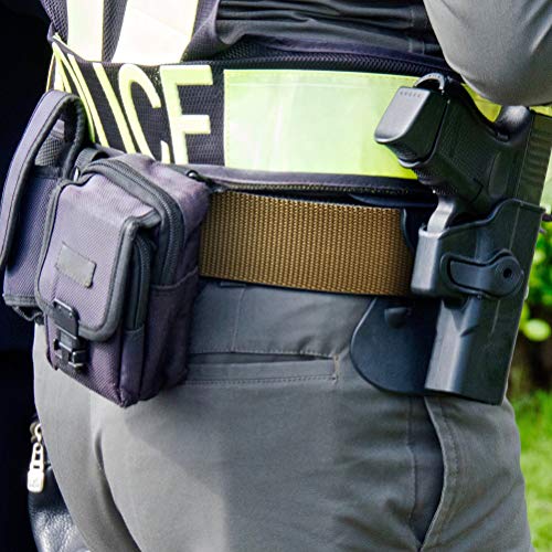 Image of FAIRWIN Tactical Belt, Military Style Webbing Riggers Web Gun Belt with Heavy-Duty Quick-Release Metal Buckle