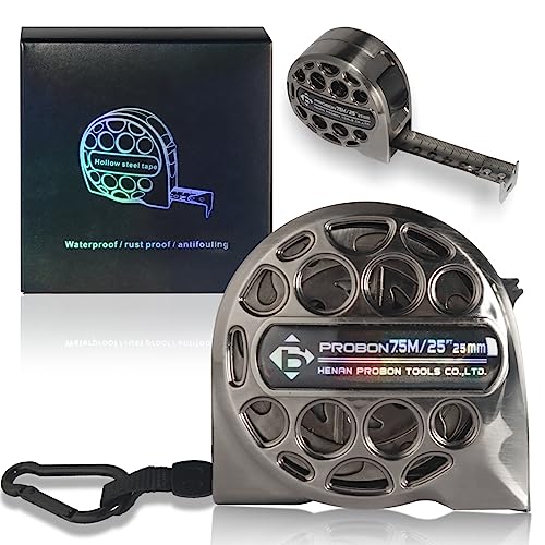 La Mejor Recopilación de Cintas métricas disponible en línea. 47 ZCGOINGTECH - Cinta métrica autoblocante,Flexometro de Acero inoxidablem,Stainless Steel Anti,Regla métrica retráctil resistente a la corrosión Diseño tallado ahuecado(7,5 m x...