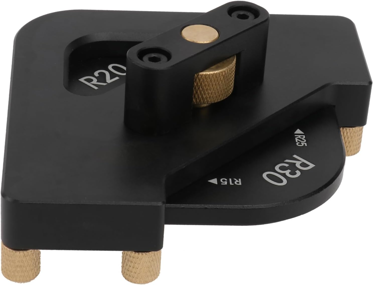 Homoyoyo 1pc Rounding Module Fillet Chamfering Template Tool Precision Woodworking Milling Trimming Tool for r Angle for Picture Frames Corner Edges