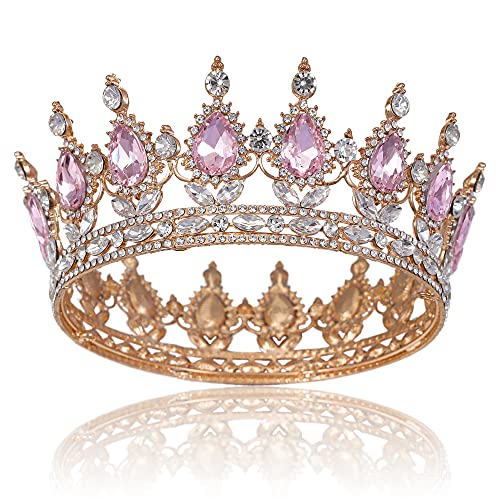 Princess Crowns and Tiaras for Little Girls - Crystal Princess Crown, Birthday, Prom, Costume Party, Queen Rhinestone Crowns Princess Crowns and Tiaras for Little Girls - Crystal Princess Crown, Birthday, Prom, Costume Party, Queen Rhinestone Crowns