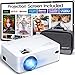 Produktbild Beamer APEMAN Mini Beamer Support 1080P FHD Video Projektor mit Tasche mit 100 Zoll Screen ,Geräuscharm Projektor LED 60000 Stunden Heimkino mit Smartphone,Laptop,HDMI,TF,USB ,TV Stick Handybeamer
