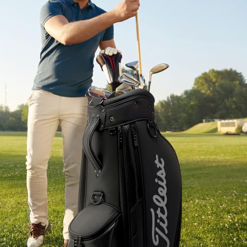TITLEIST(タイトリスト) コアエッセンシャル キャディーバッグ TB22CTCEK BK ブラック メンズ 2枚目