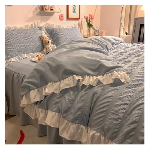 Housse de couette seersucker pour une chambre parentale élégante et cocooning