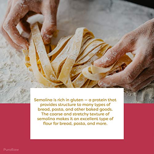 Semolina Flour, 2lb, Semolina Flour For Pasta Flour, Durum Flour