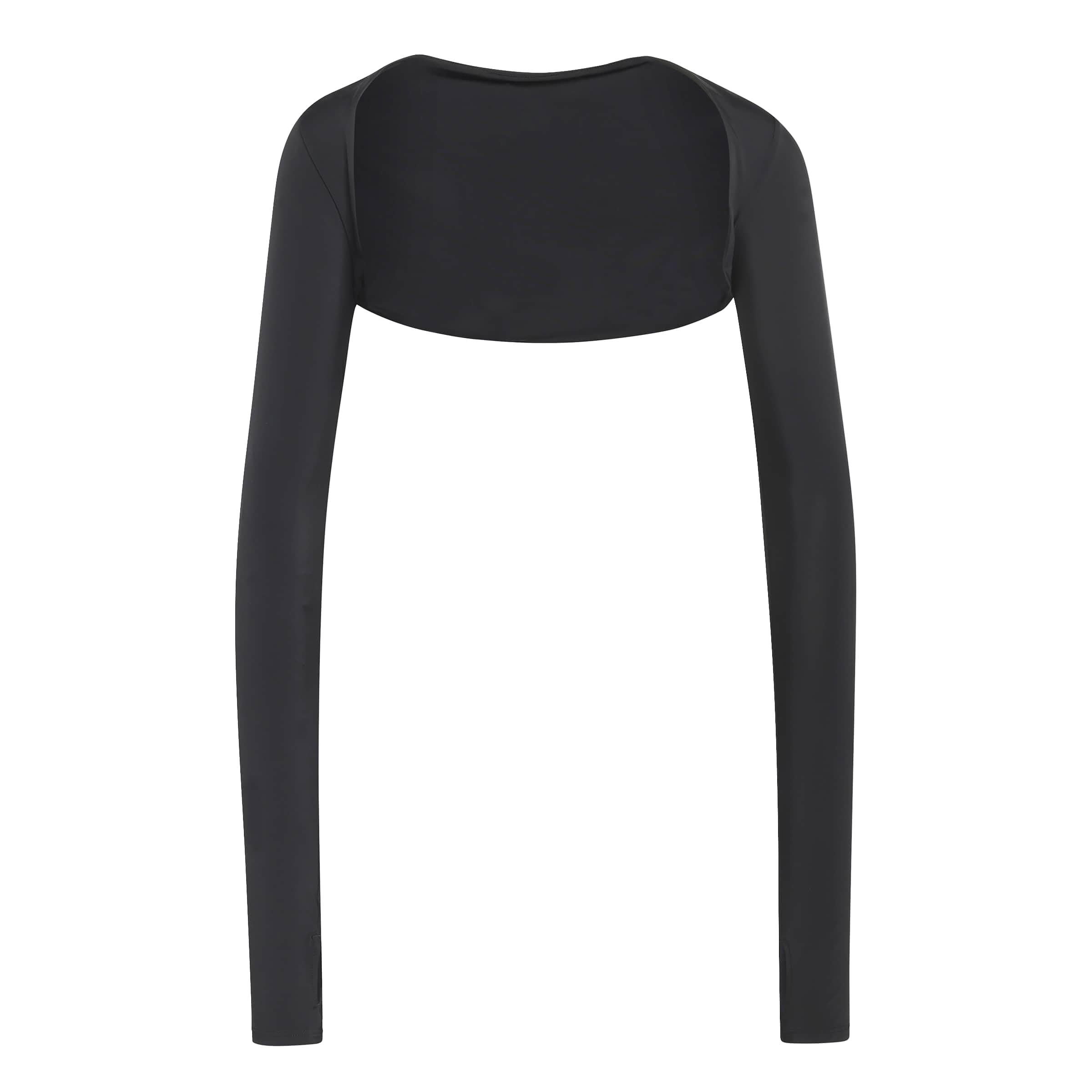adidas Women's Power Essentials Workout Contour Shrug Shirt, Black, L
