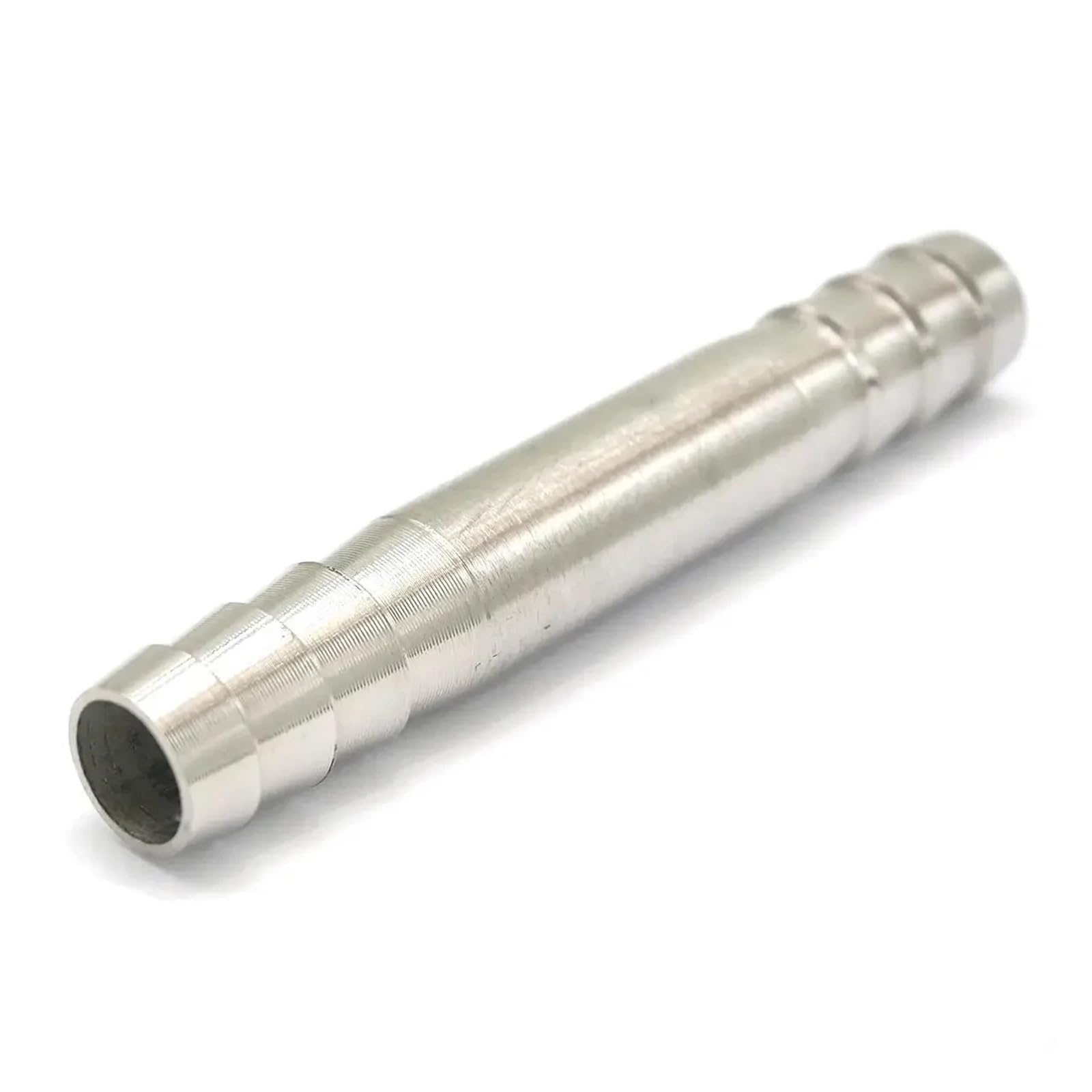 BIANMTSW 1PC Fit Hose I.D 8mm Barbed Length 100mm Equal 304 Stainless Lengthen Pipe Fitting