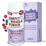 Sunny & Honey Carpet Miracle Powder - Dry Cleaner, Freshener & Deodorizer Powder for Kids & Pets (Wildberry Scent) - Carpet Cleaner & Upholstery Deodorizer