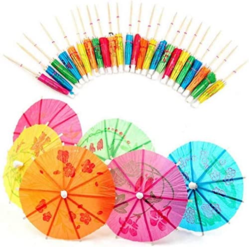 Shatchi 72/144 Umbrellas Wedding Summer Party Food Drink Decorations Picks Sticks Cocktail Accessories & Cocktail, Assorted, Pack Of 144 #TOP4