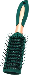 Vent Hair Brush for Women and Men, Detangling Wet Hair Brush with Ball Tipped Bristles for Wet/Dry Hair - All Hair Types with Nylon Bristles, Green (1 Pack-Green)