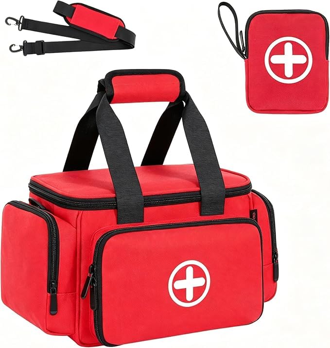 Sac de fournitures médicales portable AKOZLIN grand sac de premiers secours infirmière