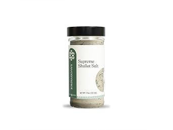 Savory Spice Supreme Shallot Salt - Shallot Seasoning with Minced Green Onion for Meats, Veggies, Corn & Sauces - Refined Garlic Salt Alternative 3.55 oz