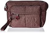 borsa moschino rossa donna Tessuto ad effetto cangiante ed iridescente