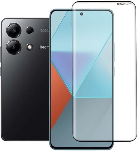 Glass Screen Protector Compatible with Xiaomi Redmi Note 13 4G - 0.3mm Thickness -Oleophobic Coating - Premium 2.5D Radian Smooth Edges - Japanese Ashai Technology - 9H Hardness