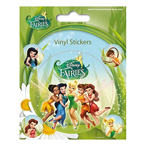 Pyramid International "Disney Fairies (Characters) Vinyl Stickers, Multi-Colour, 10 x 12.5 cm
