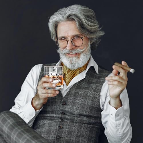 LIGHTEN LIFE 70th Birthday Gifts for Men,1956 Whiskey Glass Set in Barrel Box,70 Years Old Gifts,70th Birthday Gift Ideas for Dad Husband by LIGHTEN LIFE - Used condition - Image 6