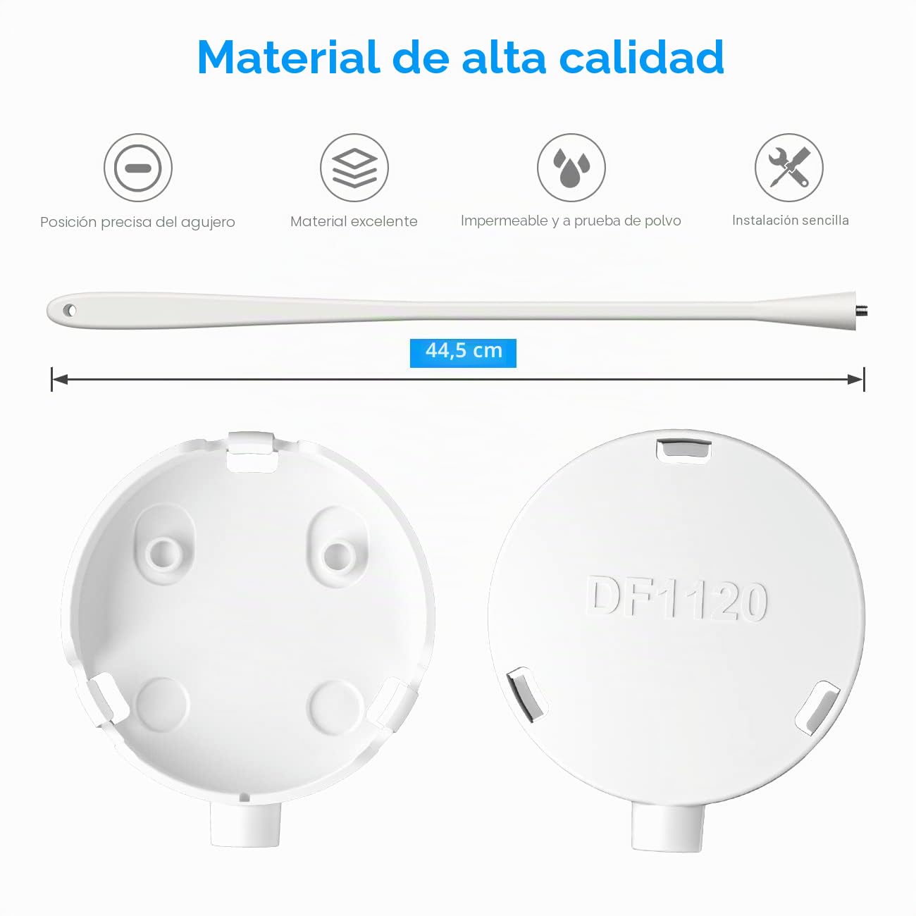 HOLACA Soporte de clip para vigilabebés BOIFUN/GHB/TakTark con cámara LCD digital de 3,2 pulgadas, soporte flexible para cuna compatible con GHB ABM600 y VSIFEHSO vigilabebés Caméra 720P