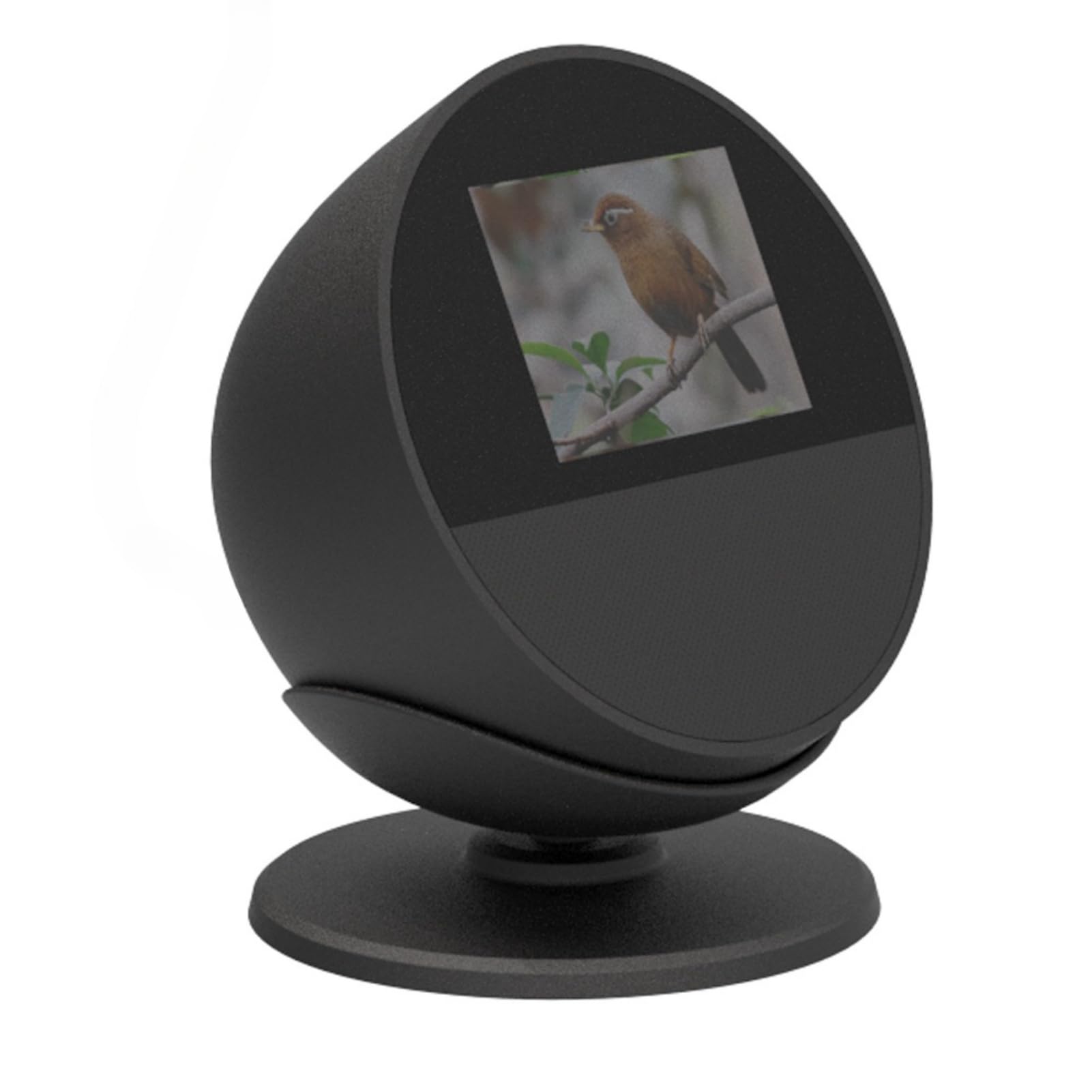 Soporte de Mesa para Echo Spot (2024), Soporte Ajustable para Echo Spot (2024), Soporte de Base Antideslizantes, Accesorio de Altavoces Inteligente (Negro)
