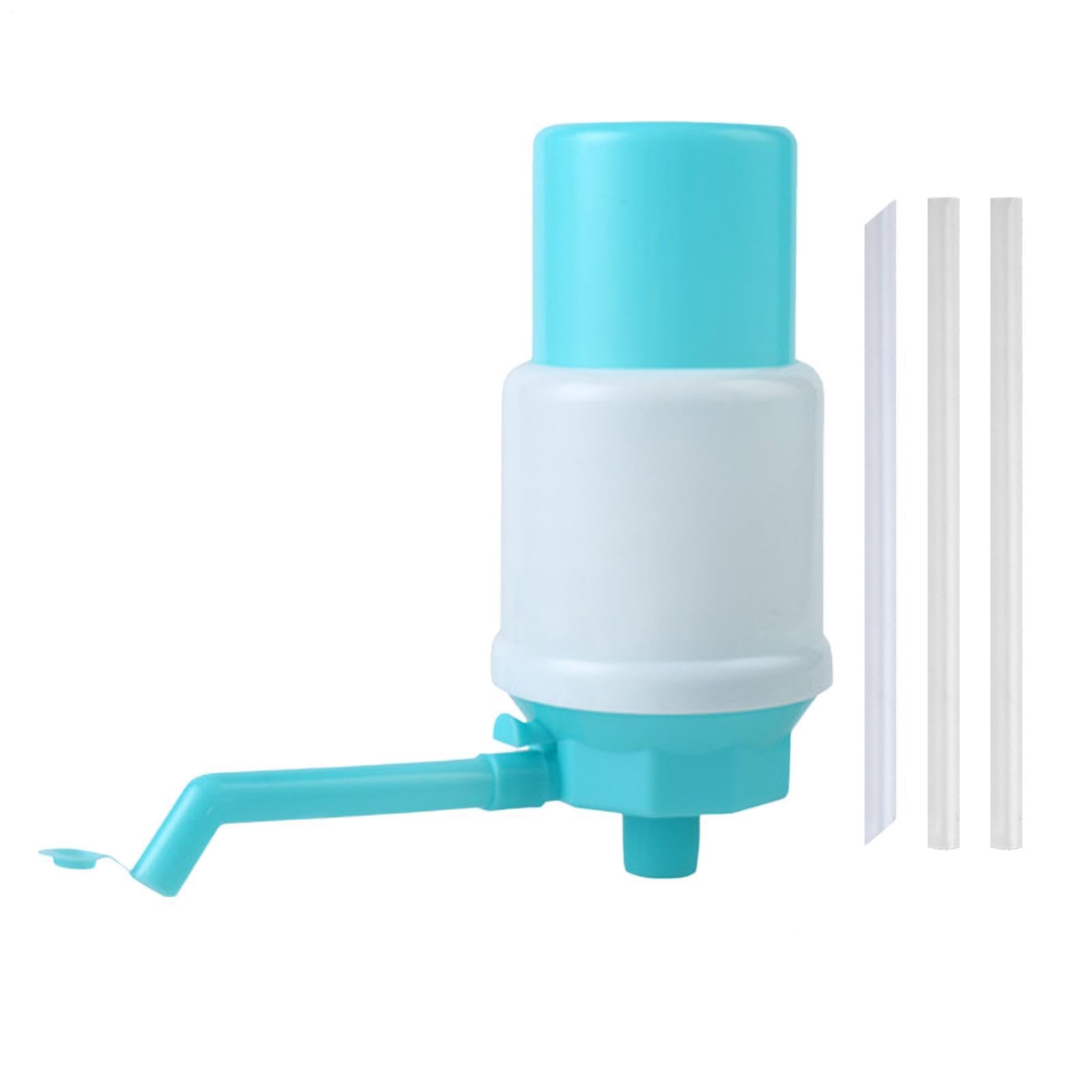 Bomba Agua Manual Botella – Dispensador PP 18cm Presión Antifugas Tubo Ajustable Grifo Portátil Garrafón Purificada, Diseño Compacto Ligero | Accesorio Hidratación Cocina Hogar Camping Oficina