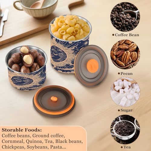 Lata de Café Hermética de Acero Inoxidable 500ml miniatura 5