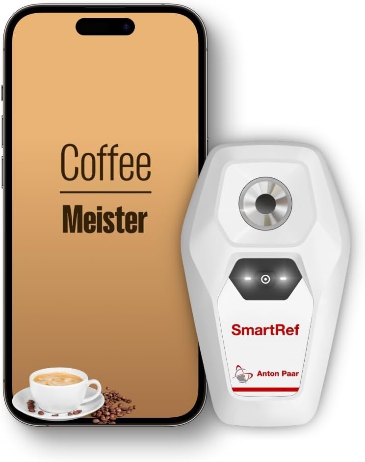 SmartRef Digital Refractometer by Anton Paar – Coffee TDS Refractometer with in-App Extraction Yield Calculator, Smart, Easy, Quick, Digital, Coffee Tester