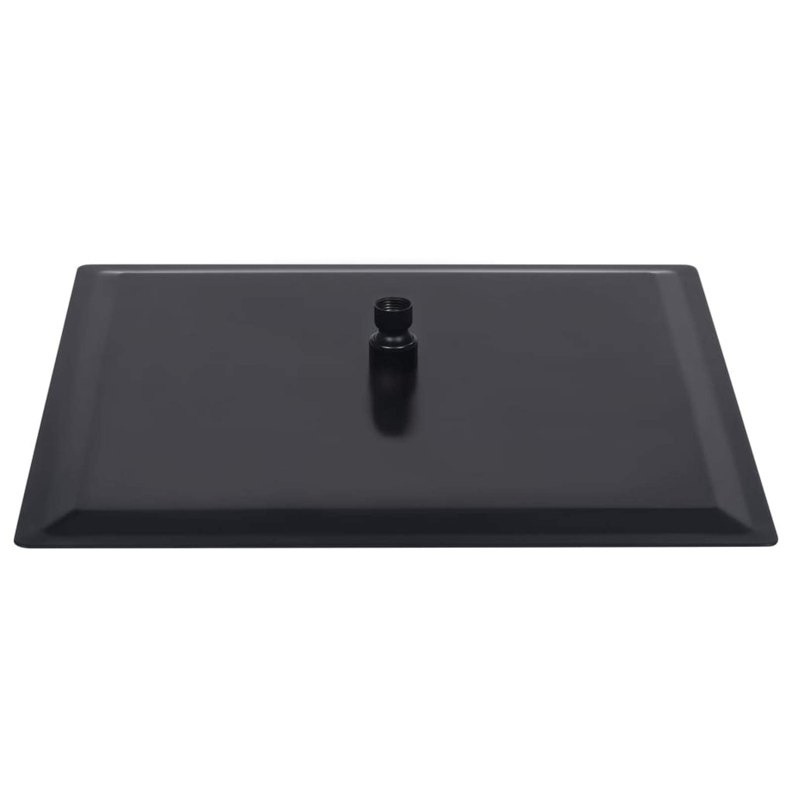 Cabezal ducha efecto lluvia acero inox cuadrado 50x50 cm negro, ShGaxin Rociador Ducha, Ducha Lluvia, Alcachofa Ducha, Duchas De Baño Alcachofa Lluvia, Recambios Columna Ducha