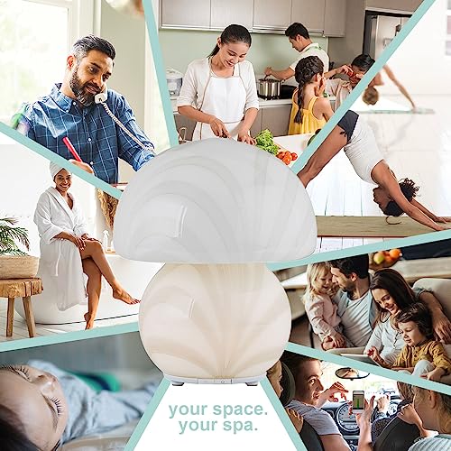 Sparoom Truffle Lamp Handblown Glass Ultrasonic Aromatherapy Diffuser For Large Rooms #TOP1