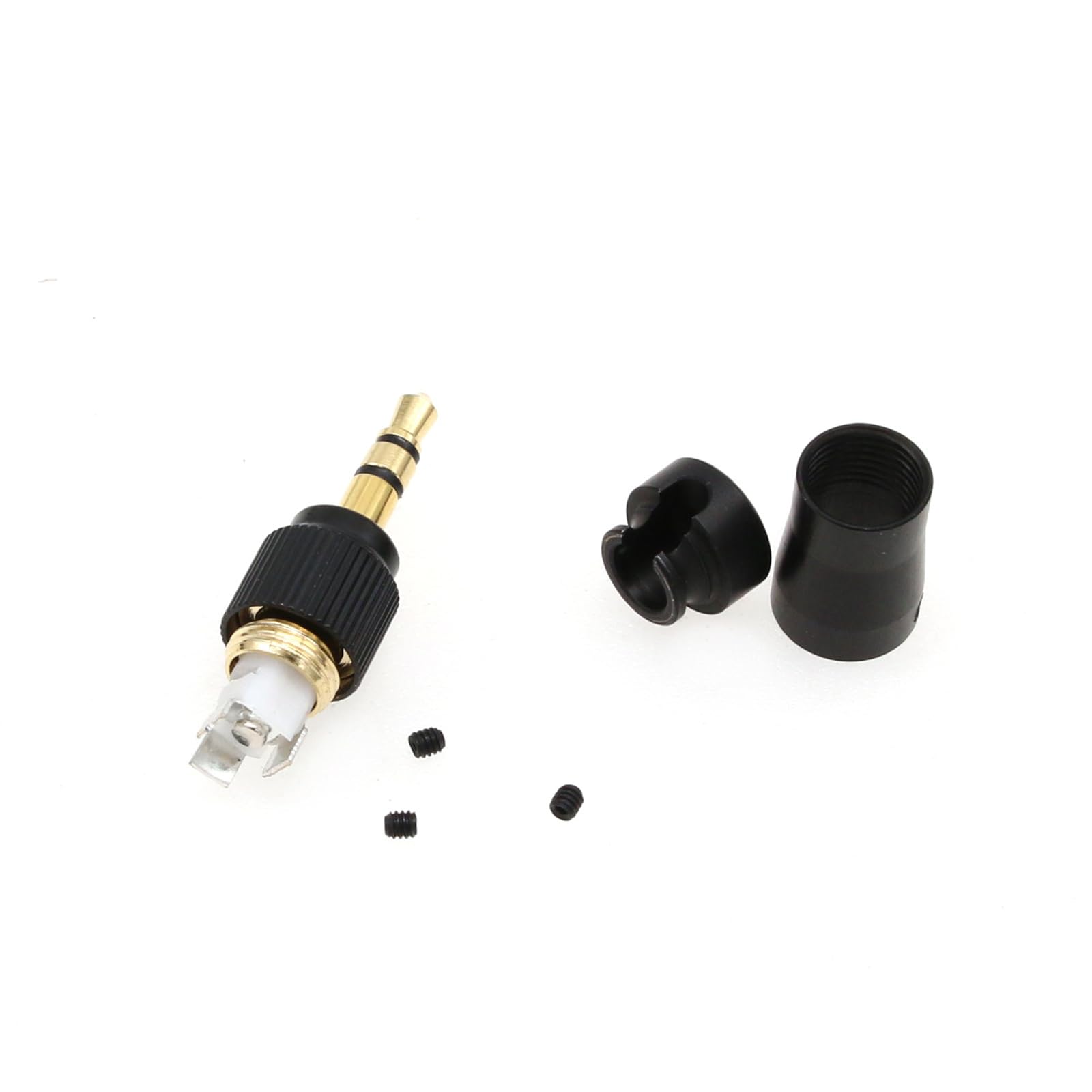 HangTon 2pack Locking 3.5mm 1/8" TRS Male Plug Audio Connector for Sennheiser Rode Sony DEITY Microphone Receiver Transmitter Wireless Bodypack - Image 3