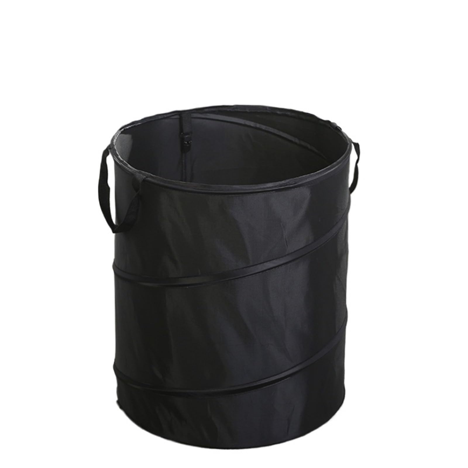 Garden Refuse Bags Garden Trash Can Folding Storage Fallen Leaves Outdoor(37L,Black)