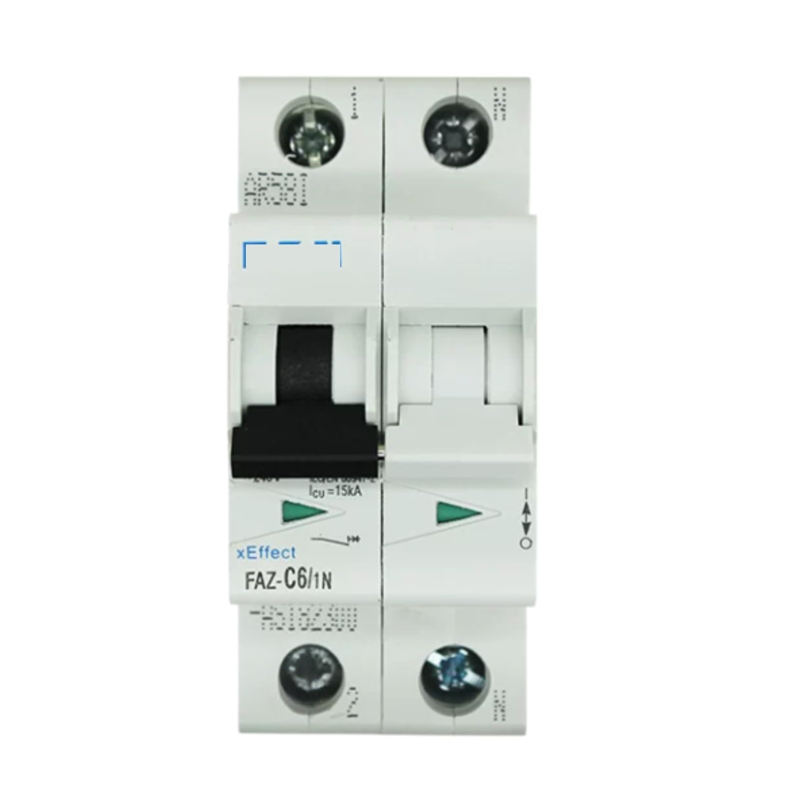HKEJSJWA Circuit Breaker FAZ-C6/1N, 6A 1P+N Mini Circuit Breaker