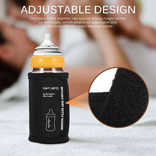 Onever Portable Bottle Warmer For Travel - Car Baby Bottle Warmer Usb Portable Travel Bottle Warmer For Breastmilk Constant Temperature Feeding Bottle Portable Baby Bottle Warmer #TOP5