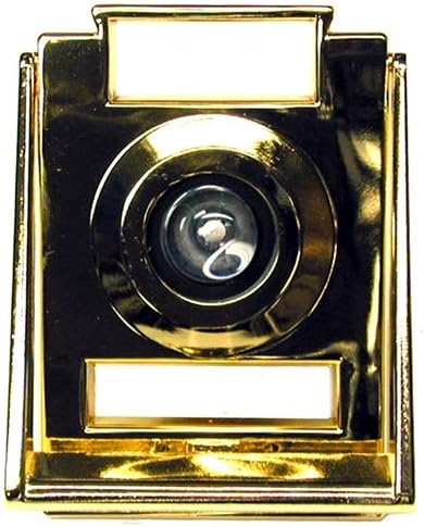 Progressive #121-K Polished Brass US3 Magic Eye Interviewer/Knocker 3-1/2" x 4-1/2" Exterior Plate