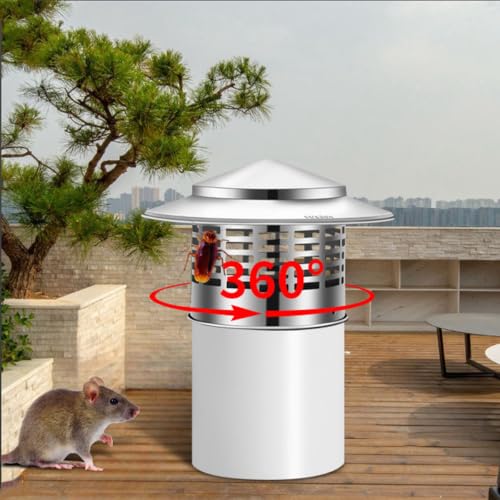 Chapeau de cheminée 400mm pour conduit de fumée extérieur - 6