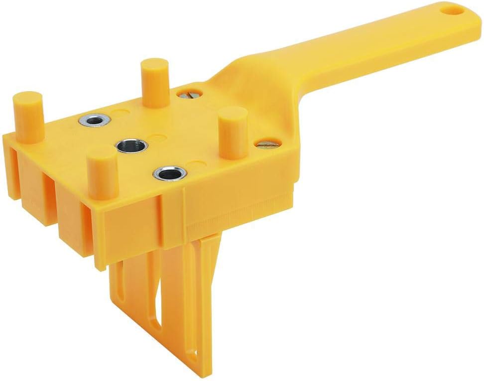 Woodworking Dowel Jig Handheld Jig Fits 6 8 10mm Drill Bits Wood Drilling Doweling Hole Saw Tools Handheld Drill with Metal Sleeve