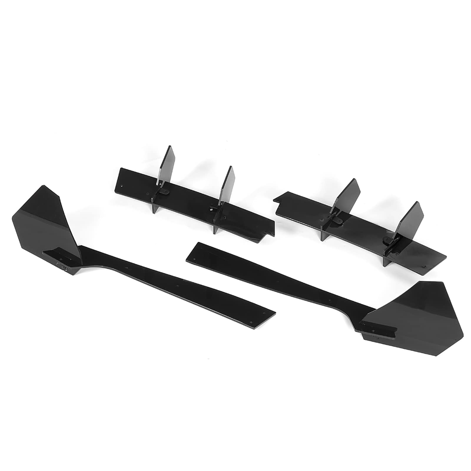 Compatible con Ford Mustang 2018-2021, Alerón de Parachoques Trasero, Difusor Divisor, Labio Difusor
